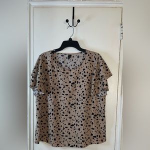 Flare sleeves top SHEIN xl